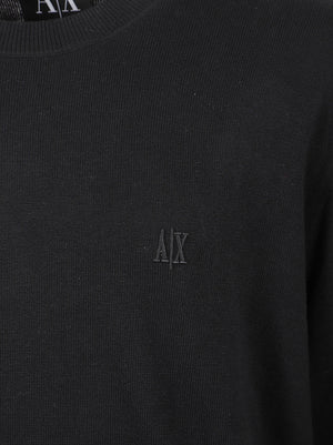MAGLIONE UOMO GIROCOLLO - ARMANI EXCHANGE XM000338 AF12291UC001 Black ARMANI EXCHANGE