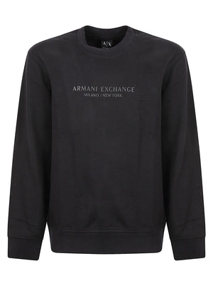 FELPA UOMO GIROCOLLO - ARMANI EXCHANGE XM001284 AF20934UC001 Black ARMANI EXCHANGE
