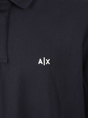 POLO UOMO MANICA LUNGA - ARMANI EXCHANGE XM001288 AF17321UB101 DEEP NAVY ARMANI EXCHANGE