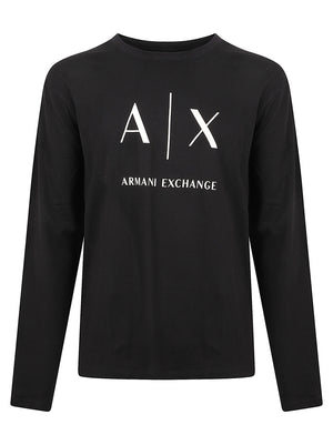 MAGLIA UOMO GIROCOLLO - ARMANI EXCHANGE XM002684 AF10356UC001 Black ARMANI EXCHANGE