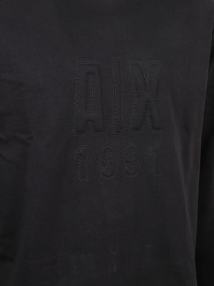 FELPA GIROCOLLO UOMO - ARMANI EXCHANGE XM002801 AF20934UC001 Black ARMANI EXCHANGE