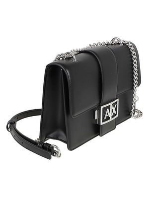 BORSA A TRACOLLA DONNA - ARMANI EXCHANGE XW000070 AF12039UC001 Black ARMANI EXCHANGE