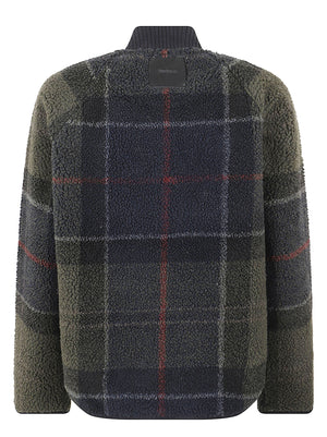 GIACCA KIRKLESS FLEECE - BARBOUR <BR/> LFL0090 TN43 SHADOW CLASSIC TARTAN BARBOUR