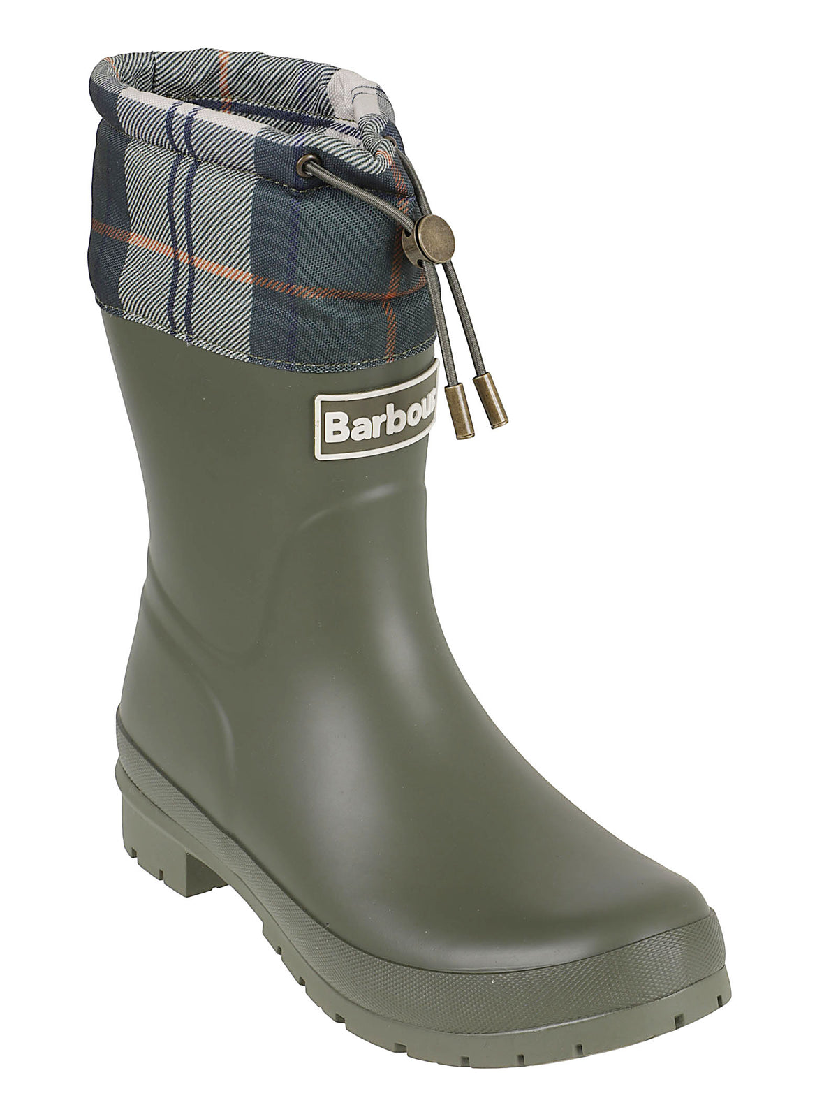 STIVALE DONNA DI GOMMA MOWBRAY - BARBOUR<BR/> LRF0122 OL52 OLIVE-ANCIENT TARTAN BARBOUR