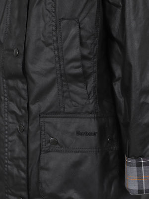 GIACCA DONNA CERATA LWX0667 BK11 Black BARBOUR