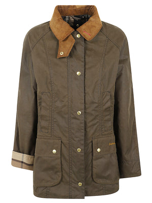 GIACCA ICONS BEADNELL WAX - BARBOUR <BR/> LWX1596 SN91 BEECH-BIRCHWOOD BARBOUR