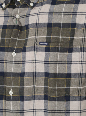 CAMICIA UOMO IN COTONE MSH4991 TN16 FOREST MIST BARBOUR