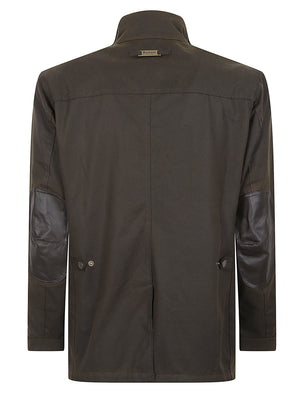 GIACCA UOMO IMPERMEABILE CERATA<BR/> MWX0700 OL51 Olive BARBOUR