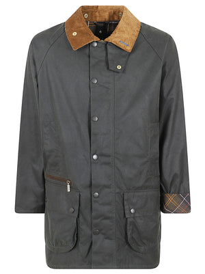 GIACCA UOMO ICONS BEAUFORT WAX - BARBOUR MWX2586 SG51 SAGE BARBOUR