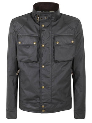 GIACCA UOMO RACEMASTER ICON - BELSTAFF BL105306 BLACK Black BELSTAFF