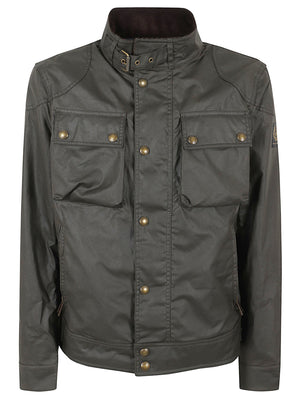 GIACCA UOMO RACEMASTER ICON - BELSTAFF BL105306 FDOLI FADED OLIVE BELSTAFF