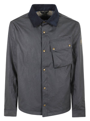 GIACCA UOMO GROUND - BELSTAFF BL105804 DKNVY Dark Navy BELSTAFF