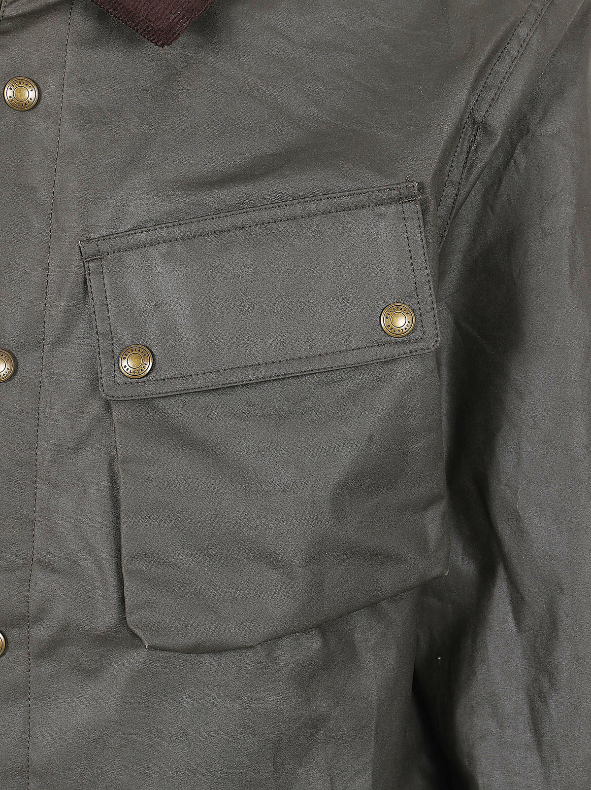 GIACCA UOMO GROUND - BELSTAFF BL105804 FDOLI FADED OLIVE BELSTAFF