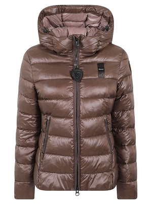 GIACCA DONNA CON CAPPUCCIO CAROLL - BLAUER 26WBLDC02070 00664830BBW BROWN BLAUER
