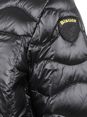 GIACCA UOMO CON CAPPUCCIO WAVE - BLAUER 26WBLUC03064 006355999 Nero BLAUER