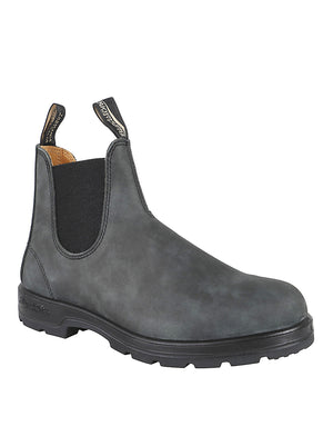 STIVALETTO UOMO BLANDSTONE 587 BC RUSTIC BLACK LEATHER BLUNDSTONE