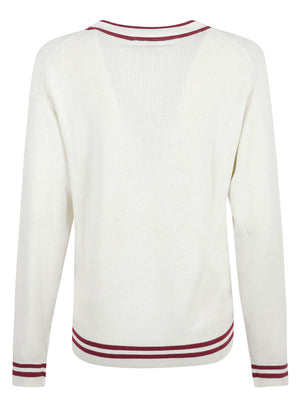 MAGLIONE GIROCOLLO DONNA WOVEN LABEL CREWNECK SWEATER - CALVIN KLEIN JEANS<BR/> LV047H303G YAS Tofu CALVIN KLEIN
