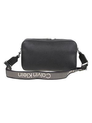 BORSA A TRACOLLA DONNA WEBBING 2X STRAP LV CAMERA BAG - CALVIN KLEIN<BR/> LV04F3642G UB1 CALVIN KLEIN
