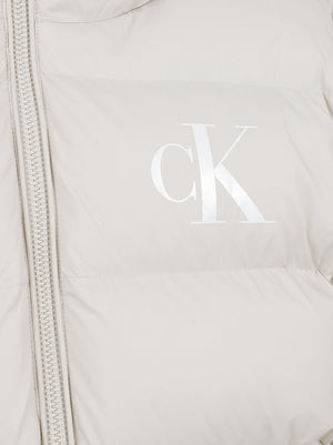 GIACCA UOMO IMBOTTITA CON CAPPUCCIO - CALVIN KLEIN JEANS LV04RG513G PDJ Moonstruck CALVIN KLEIN