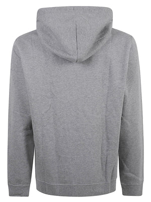FELPA UOMO CON CAPPUCCIO LS 350FLEECE EU VARSITY - CALVIN KLEIN JEANS LV04RH238G P7E MED GREY HTR CALVIN KLEIN