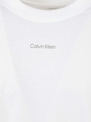 MAGLIA UOMO GIROCOLLO LS EASY 20S RETRO - CALVIN KLEIN JEANS<BR/> LV04RH851G YAF BRIGHT WHITE CALVIN KLEIN