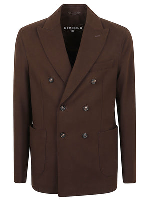 GIACCA BLAZER UOMO DOPPIOPETTO - CIRCOLO 1901 CN5372 1125 CORTECCIA CIRCOLO