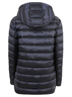 GIACCA DONNA LUNGA CON CAPPUCCIO - COLMAR<BR/> 22000000 2YO68 Blu navy COLMAR