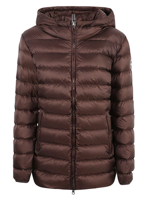 GIACCA DONNA LUNGA CON CAPPUCCIO - COLMAR 22000000 2YO790 BLACK COFFE COLMAR