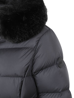 CAPPOTTO IMBOTTITO CON CAPPUCCIO DONNA - COLMAR 22000042E 2XX99 Black COLMAR