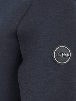 FELPA GIACCA UOMO CON CAPPUCCIO SCUBA FABRIC - COLMAR<BR/> 62000006 4XF68 NAVY BLUE COLMAR