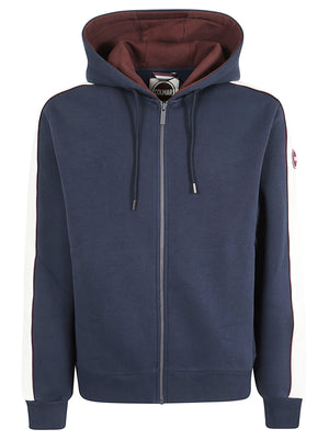 FELPA CON CAPPUCCIO UOMO - COLMAR 62000017 3LN68 NAVY BLUE-TOFU-BRICK COLMAR