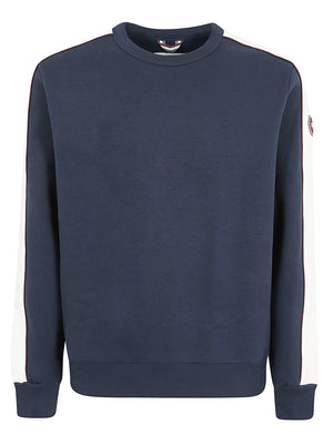 FELPA UOMO GIROCOLLO - COLMAR<BR/> 62000020 3LN68 NAVY BLUE-TOFU-BRICK COLMAR