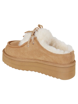 SCARPA SABOT DONNA CON PELO - COLORS OF CALIFORNIA HC.SHEARPLA05 TAN COLORS OF CALIFORNIA