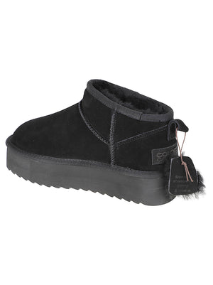 STIVALETTO DONNA CON PELO - COLORS OF CALIFORNIA <BR/> HC.SHEARPLA2 BLA COLORS OF CALIFORNIA