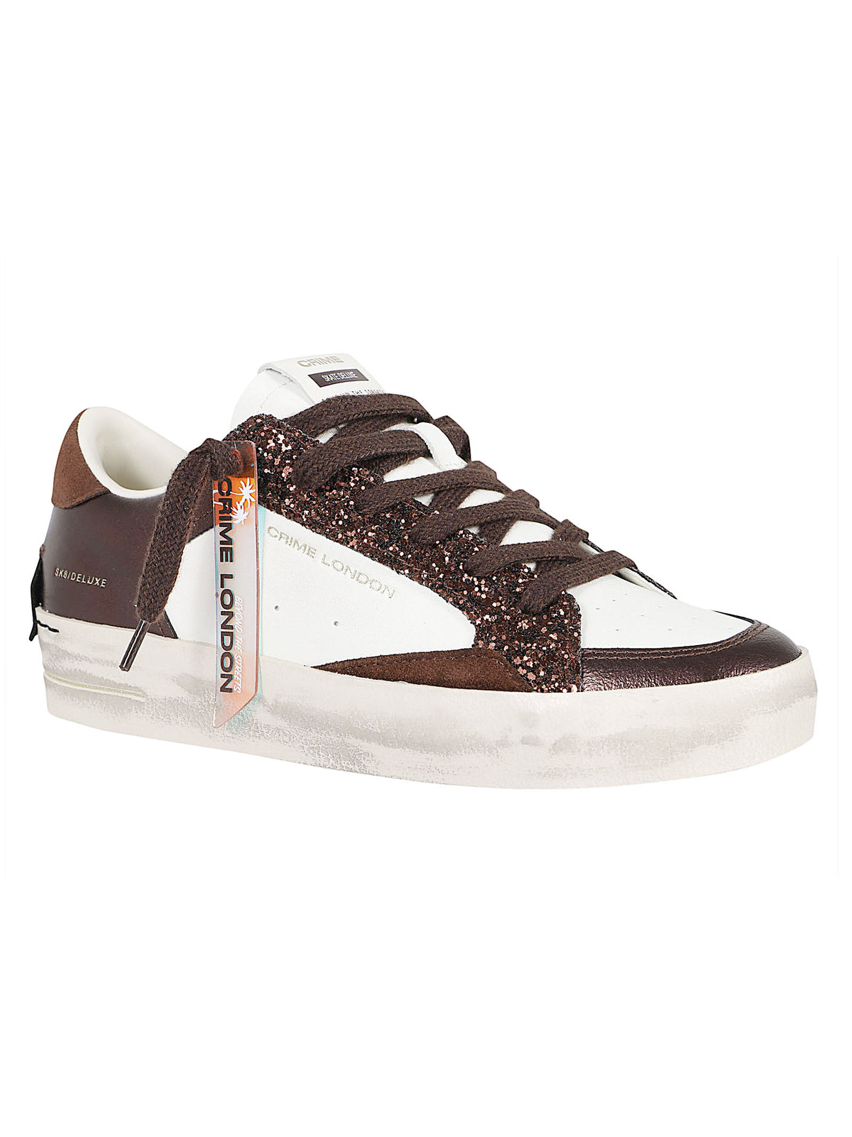 SCARPA DONNA SK8 DELUXE - CRIME LONDON <BR/> 23103AA9B 60 BROWN CRIME LONDON