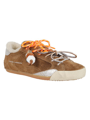 SCARPA DONNA SNEAKERINA - CRIME LONDON 23604AA9B 60 BROWN CRIME LONDON