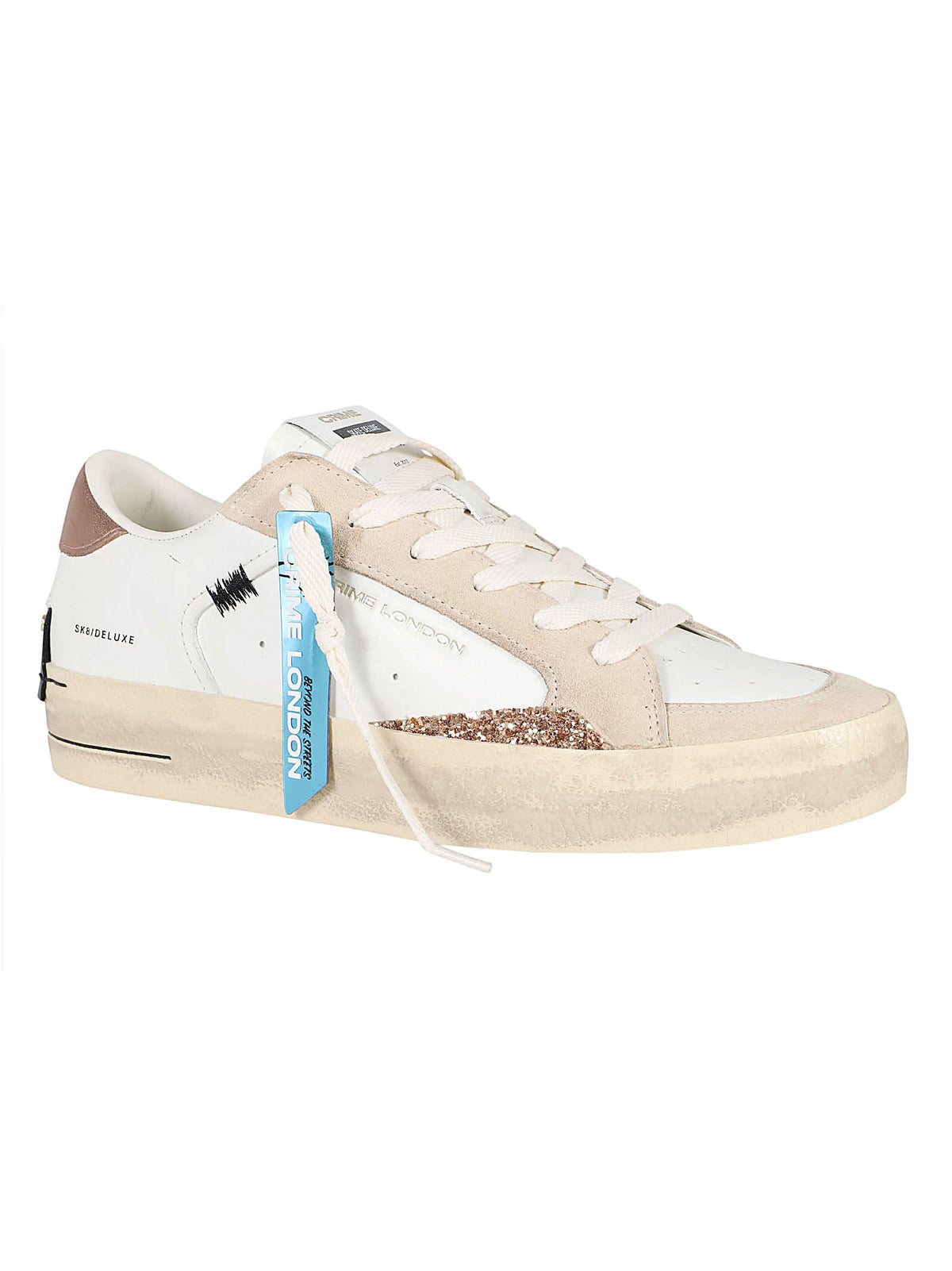 SCARPA DONNA SK8 DELUXE - CRIME LONDON <BR/> 25100AA8B 10 White CRIME LONDON