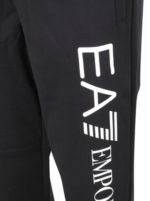PANTALONE TUTA UOMO - EA7 7M000572 AF10377MC001 BLACK-WHITE EA7