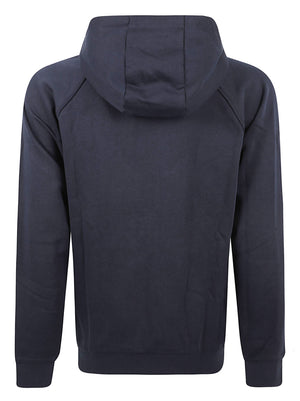 FELPA UOMO CON CAPPUCCIO FULL ZIP - EA7 <BR/> 7M001047 AF10377MB149 ARMANI BLUE EA7