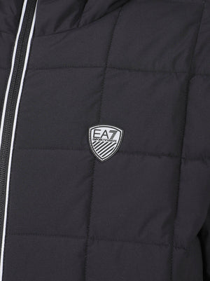 GIACCA UOMO CON CAPPUCCIO - EA7 7M001514 AF21509UC001 Black EA7