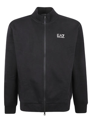FELPA UOMO FULL ZIP - EA7 <BR/> 8NPM36 PJVTZ1200 Black EA7
