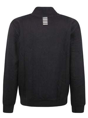 FELPA UOMO FULL ZIP - EA7 <BR/> 8NPM36 PJVTZ1200 Black EA7
