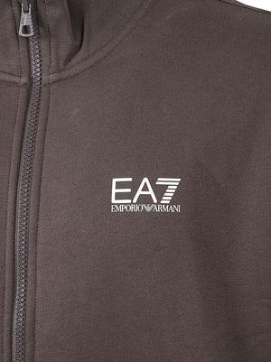 FELPA UOMO FULL ZIP - EA7 <BR/> 8NPM36 PJVTZU6027 MULCH EA7