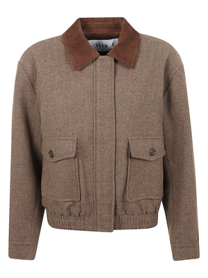 GIACCA BOMBER DONNA - ELEH EFW260016 MARRONE ELEH