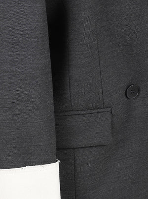 GIACCA BLAZER DONNA OVER - ELEH<BR/> EFW260057 GRIGIO ELEH