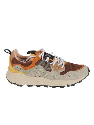 SNEAKERS DONNA YAMANO 3 - FLOWER MOUNTAIN<BR/> 2017817 TAUPE-BROWN FLOWER MOUNTAIN