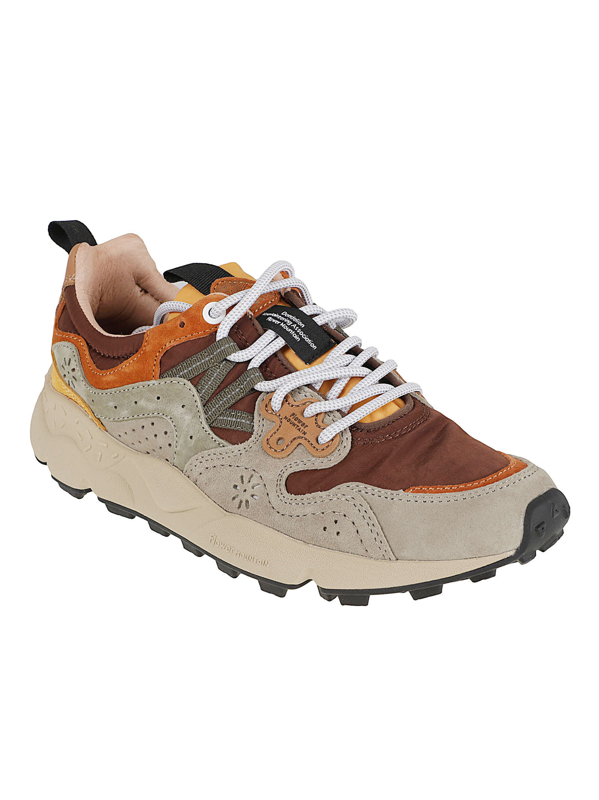 SNEAKERS DONNA YAMANO 3 - FLOWER MOUNTAIN<BR/> 2017817 TAUPE-BROWN FLOWER MOUNTAIN