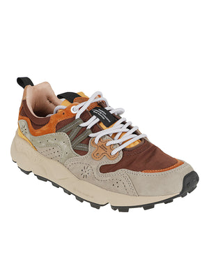 SNEAKERS DONNA YAMANO 3 - FLOWER MOUNTAIN<BR/> 2017817 TAUPE-BROWN FLOWER MOUNTAIN