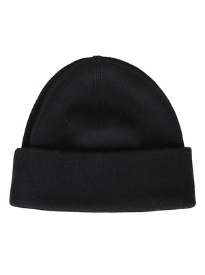 BERRETTO UOMO CLASSICA MERINO WOOL - FRED PERRY FPC3316 843 BLACK-SNOWWHITE FRED PERRY