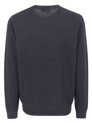 MAGLIONE UOMO GIROCOLLO PIQUE STITCH - FRED PERRY<BR/> FPK1309 421 NAVY FRED PERRY